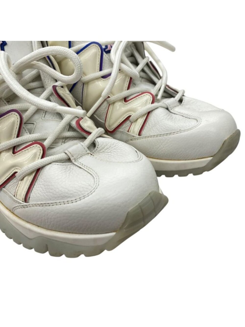 Louis Vuitton Zig Zak Line Sneakers 6 1 2 White Shoes - Picture 6 of 13